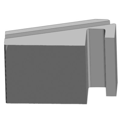 CNC фрезерная сталь Pinza 005 E1 с методом обработки CNC и 88.0x56.0x39.0 мм