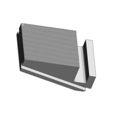 CNC фрезерная сталь Pinza 005 E1 с методом обработки CNC и 88.0x56.0x39.0 мм