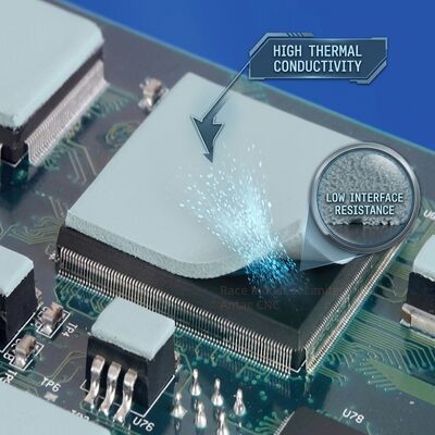 GTP150 Versatile Heat Sink Silicone Thermal Pad Conductive Rubber Sheet for Notebook Power Supply